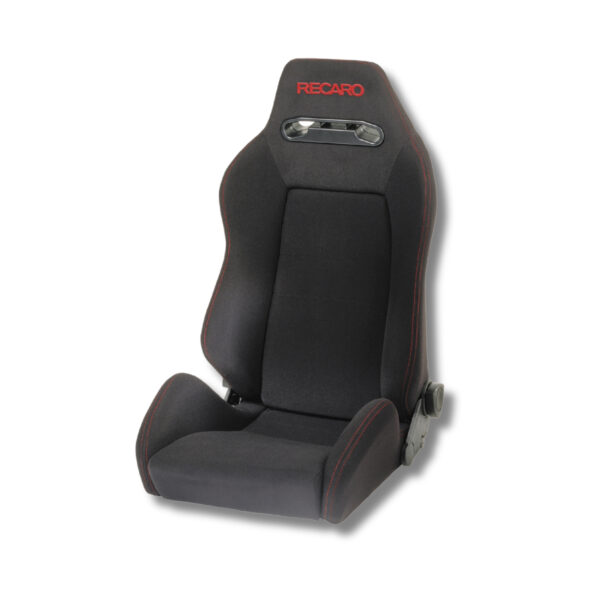 RECARO SR5 Speed Zwart met Rood Stiksel